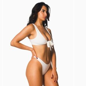 437 Swim Kenzie Top in white